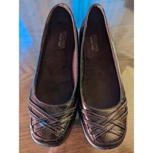 Aerocushion Patent Leather Ballet Flats - Size 9